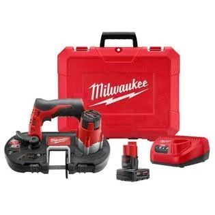 Milwaukee Sub-Compact Band Saw M12 12-V Li-ion Cordless Kit Battery Charger Case 242921XC