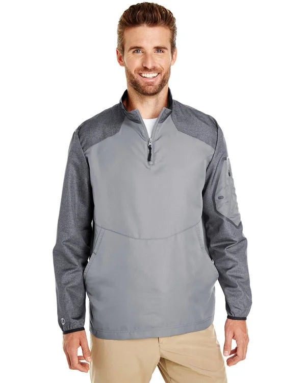 Holloway 229155 Raider Pullover - Carbon Print/Navy - XL