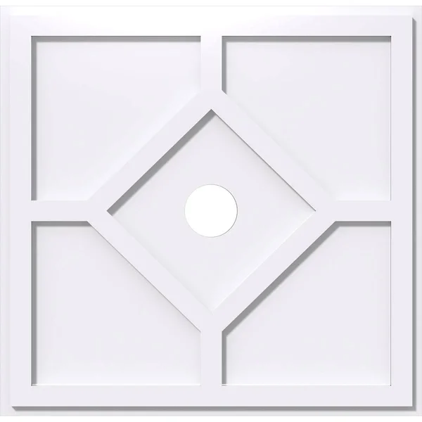 40 inchod x 5 inchid x 14 inchc x 1 inchp Embry Architectural Grade PVC Contemporary Ceiling Medallion
