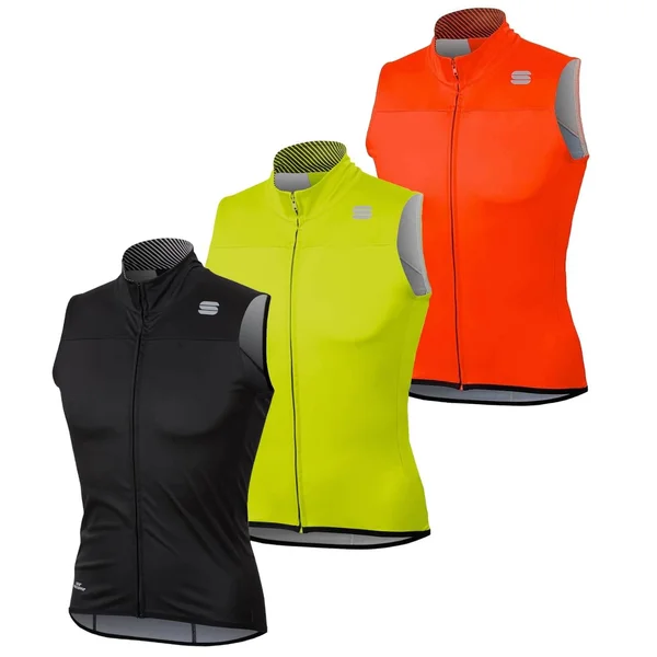 Sportful BodyFit Pro Windstopper Gilet - Orange SDR-Black