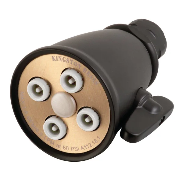 Kingston Brass K137A0MB Victorian Jet Spray Shower Head - Matte Black