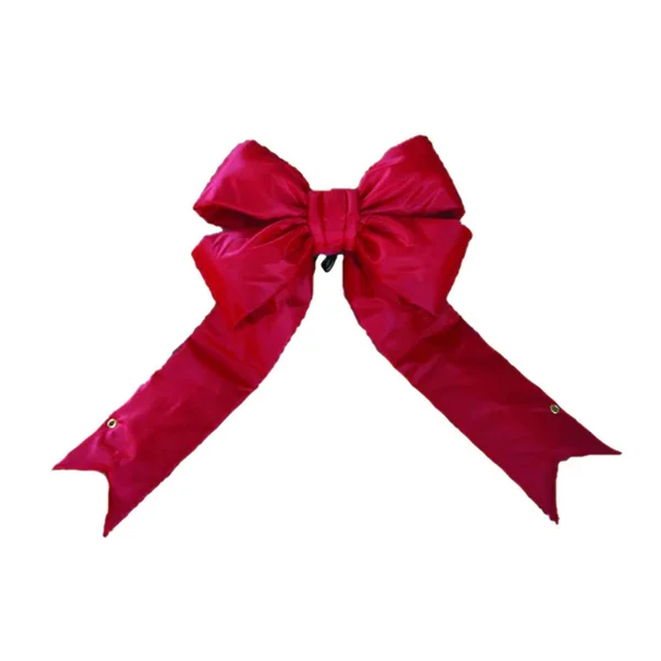 Vickerman 24x22 Red Nylon Outdoor Christmas Bow