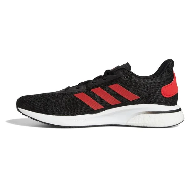 Adidas Cardinals Supernova Shoes Black M 12, W 13 - Mens Running Shoes