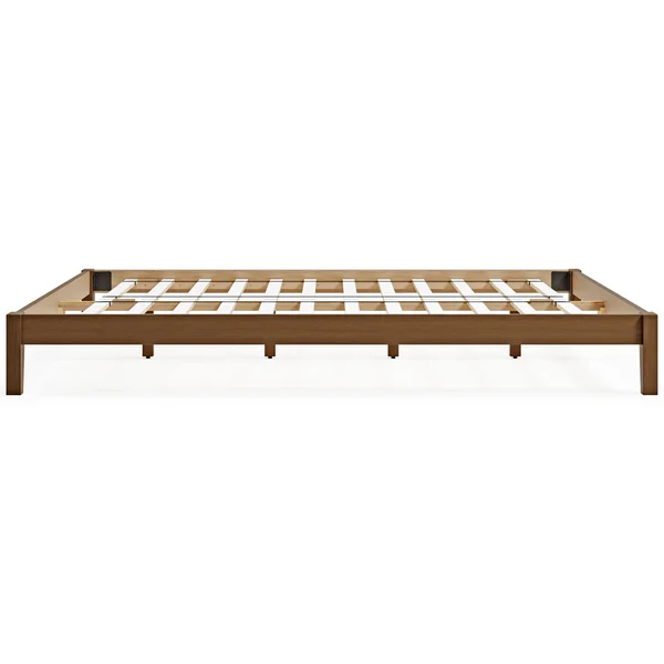 Tannally - Light Brown - King Platform Bed