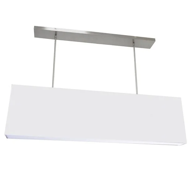 Dainolite OR-S-WH 4LT Oversized Rect Pendant, Small WH w/ 790 Diff