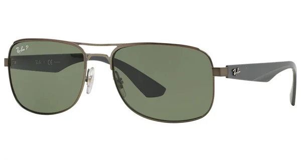 Authentic Ray-ban 3524 - 029/9a Sunglasses Matte Gunmetal, Polarized