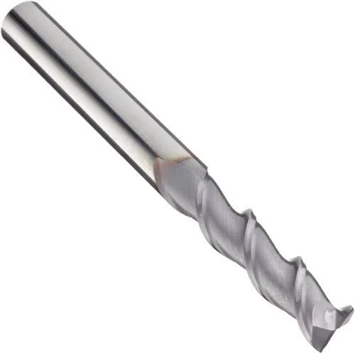 Niagara Cutter N61477 Carbide Square Nose End Mill - inch, TiCN Finish, Finishing Cut, 45 Degree Helix, 2 Flutes, 6x22 Overall Le