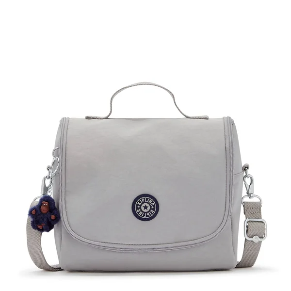 Kipling New Kichirou Lunch Bag Playful Grey