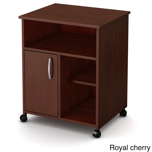 South Shore Axess Printer Cart on Wheels, Country Pine