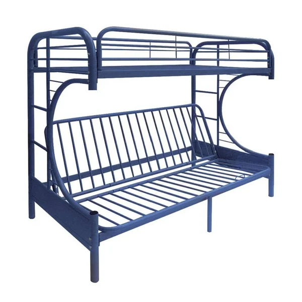 Twin XL/Queen Eclipse Kids Futon Bunk Bed Blue - Acme Furniture