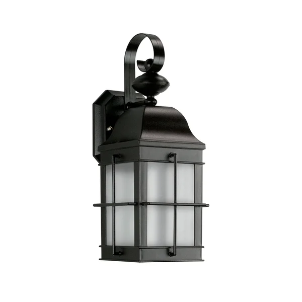 Thomas Lighting Essentials Black 1-Light Outdoor Wall Sconce TG600176