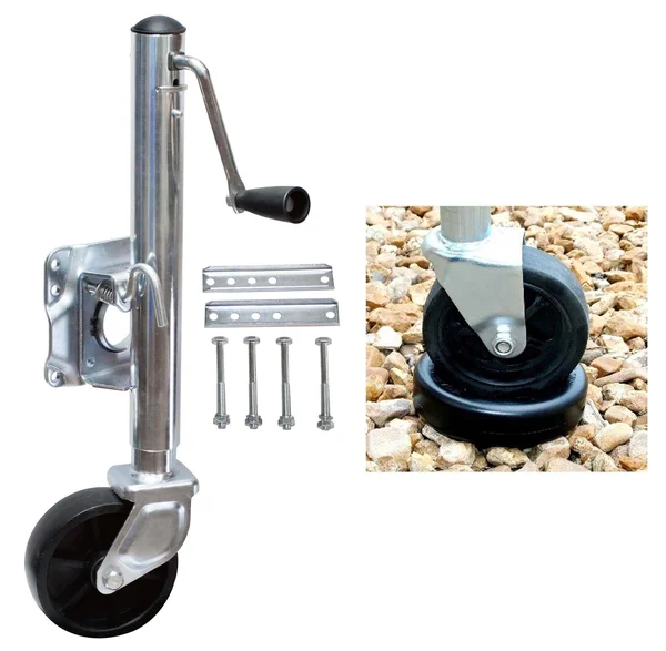 Libra New 1000 lbs Bolt on Boat Marine Trailer Jack w/ Swivel Wheel &