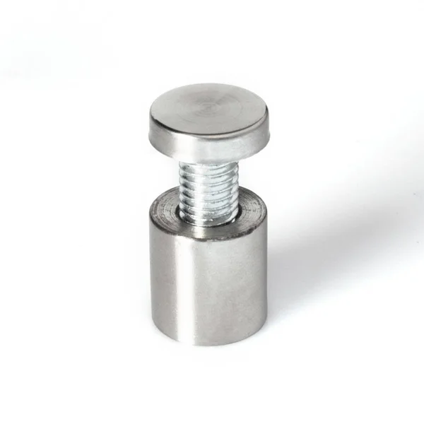 Outwater Stainless Steel Standoff 3/4 inch Diameter x 3/4 inch Barrel Length Brushed Finish 48 Piece Small Store Pack - 0 - Silv