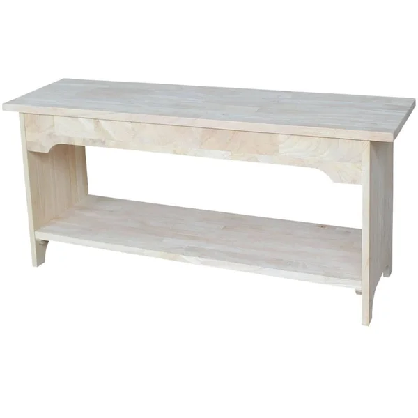 The Gray Barn Moonshine Unfinished Bench - Size: 48x22