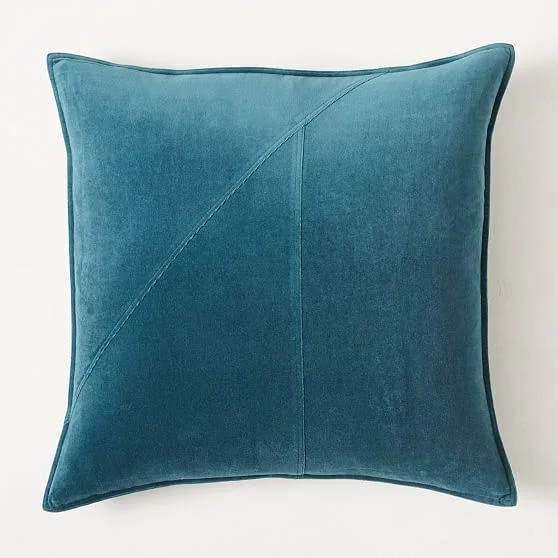 Washed Cotton Velvet Pillow COVER, 24x22x24