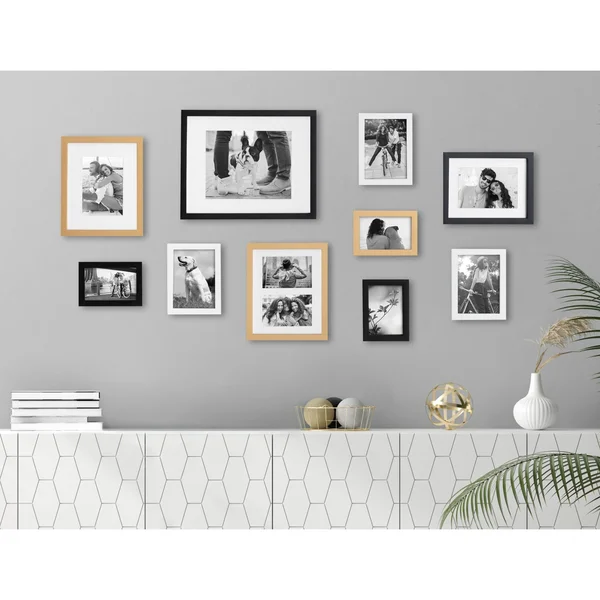 Kate and Laurel Gallery Multi/Gold Picture Frames (Set of 10)