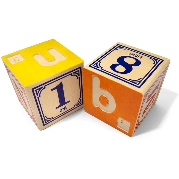 Uncle Goose Braille ABC Sign Language Blocks