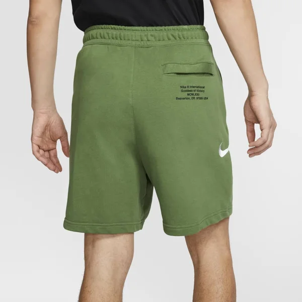 Nike Men's Swoosh Shorts-Green XL