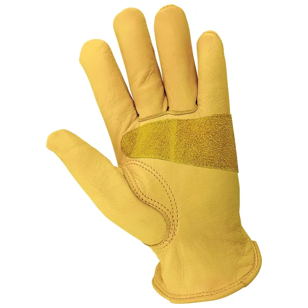Global Glove Premium Reinforced Palm Grain Cowhide Leather Gloves - Medium - 3100