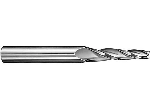 SGS 32378 23 Tapered Square End General Purpose End Mill, Titanium Nitride Coating, 3/16x22 Cutting Diameter, 1-3/4x22 Cutting L
