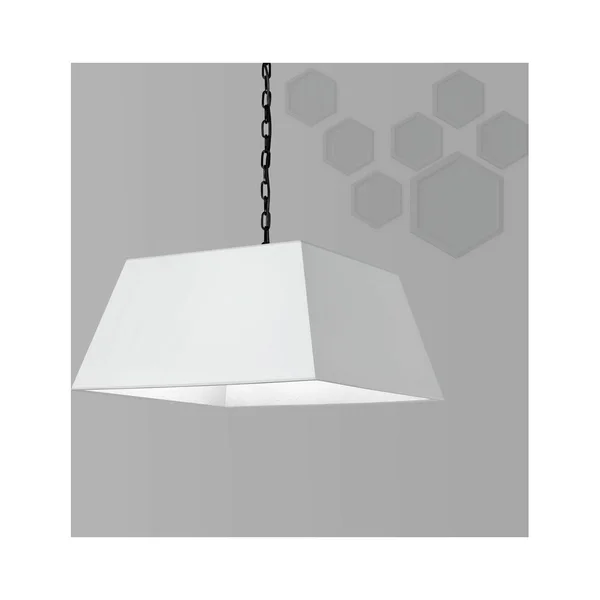 Dainolite MIL-L-BK-790 Milano - 1 Light Large Pendant Matte Black