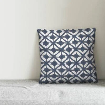Fabiana Throw Pillow Millwood Pines Color: Blue - Size: 20x22 x 20x22