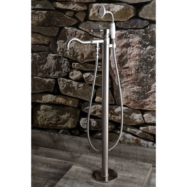 Kingston Brass KS7135DKL Kaiser Freestanding Tub Faucet with Hand Shower - Oil Rubbed Bronze