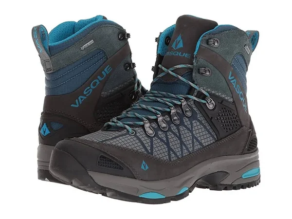 Vasque Women's Saga GTX Boot - 8 - Dark Slate/Majolica Blue