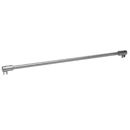 CRL Sup20ch51 Chrome 51 inch Frameless Shower Door Fixed Panel Glass-to-Glass Support Bar for 3/8 inch to 1/2 inch Thick Glass