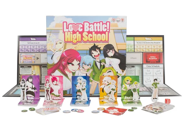 Japanime Games Love Battle! High School Board Game