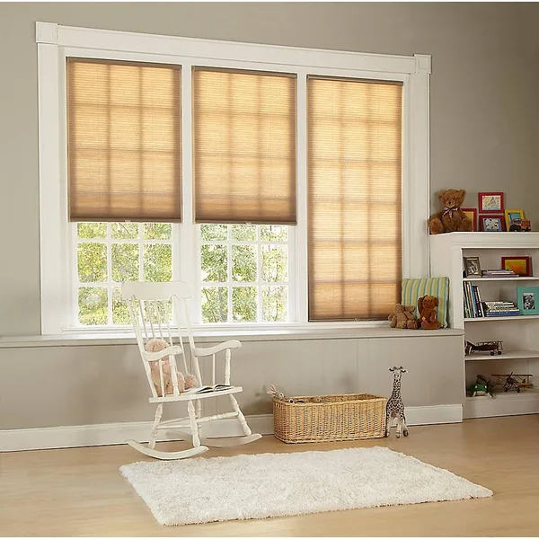 St. Charles Light Filtering 20x22 x 64x22 Cordless Cellular Shade in Linen