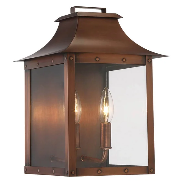 Acclaim Lighting 8414CP Manchester 2-Light Outdoor Copper Patina Light Fixture
