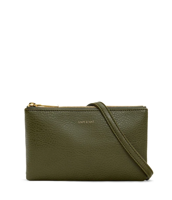 Matt & Nat Triplet Crossbody Bag, Leaf