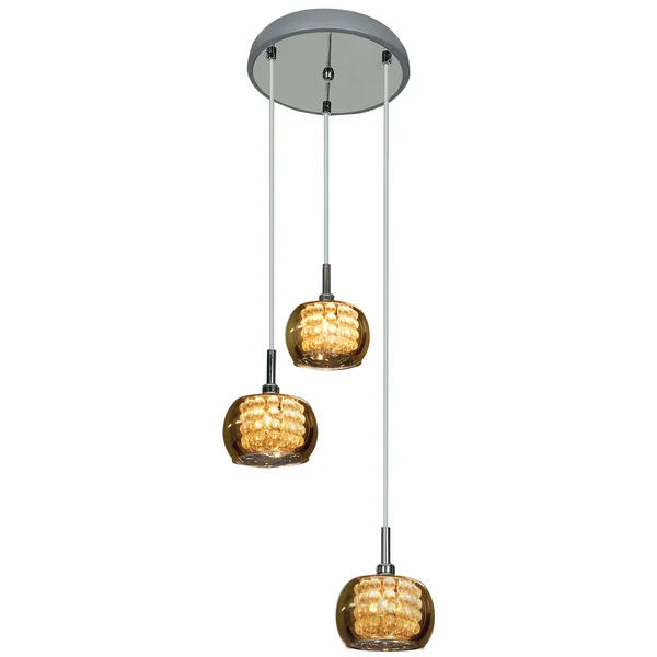 Access Lighting 52117-CH/MIR Glam - Three Light Pendant Chrome