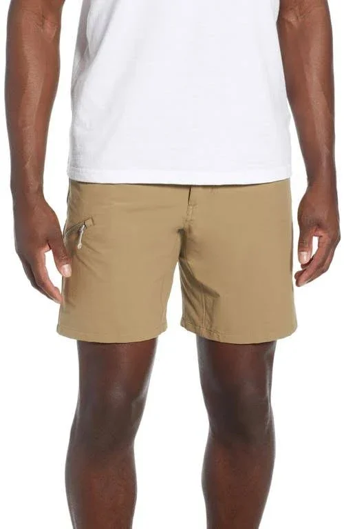 Patagonia Men's Quandary Shorts - 8x22 Ash Tan, 34