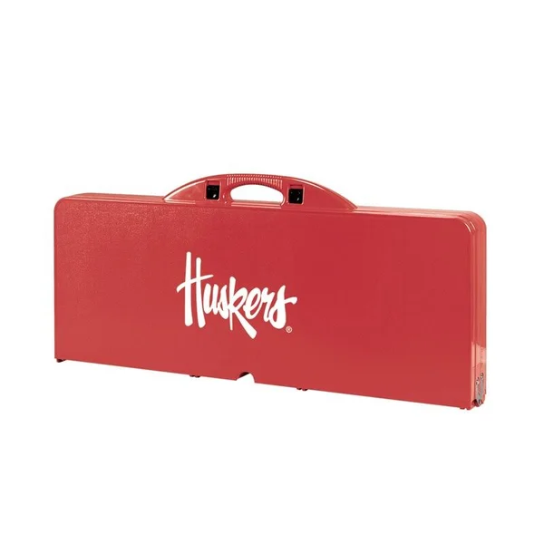 Nebraska Cornhuskers Folding Picnic Table Sport Red