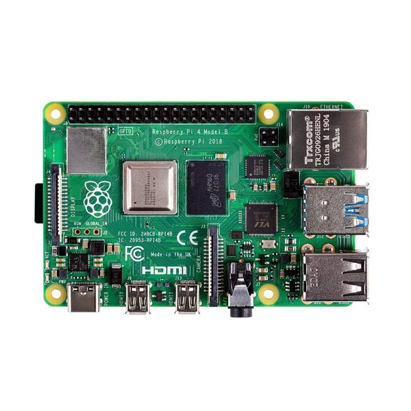 Raspberry Pi 4 Model B - Single-board computer - Broadcom BCM2711 - 1.5 GHz - RAM 8 GB - 802.11a/b/g/n/ac, Bluetooth 5.0