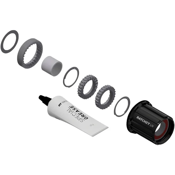 DT Swiss Ratchet LN Freehub Body Upgrade Kit - Shimano HG 11 Mtn Standard Aluminum Sealed Bearing
