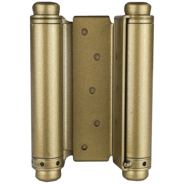 Taco 6 in. Double Acting Spring Hinge in Bright Brass (Set of 2)