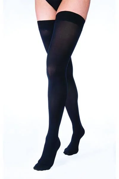 Jobst Ultrasheer Sensitive Thigh 30-40 Closed Toe Petite Classic Black