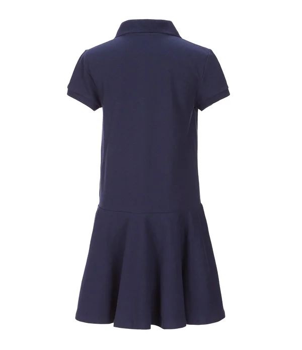 Polo Ralph Lauren Big Girls Polo Dress - Baja Pink