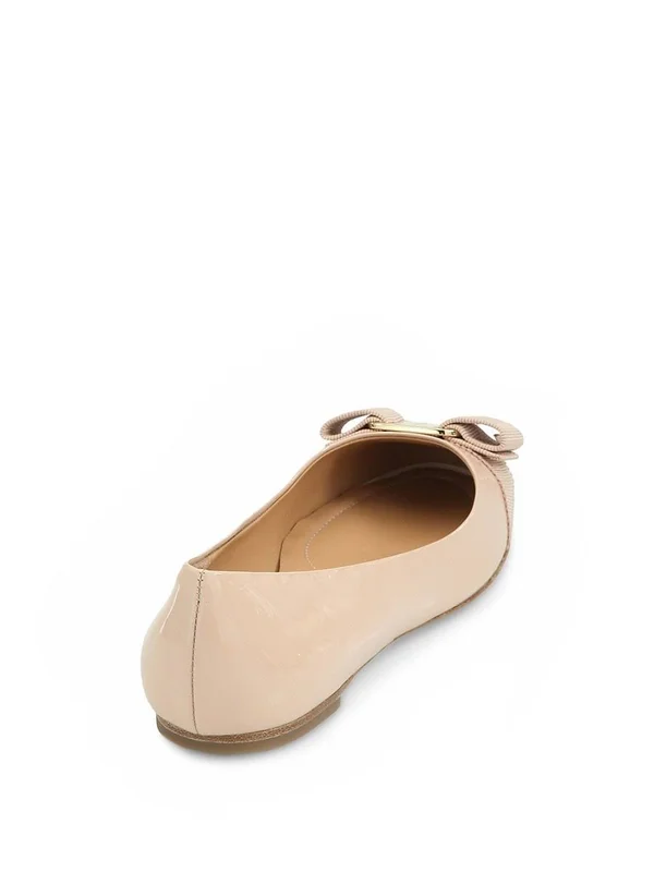 Salvatore Ferragamo Varina Patent Ballet Flats, New Blush