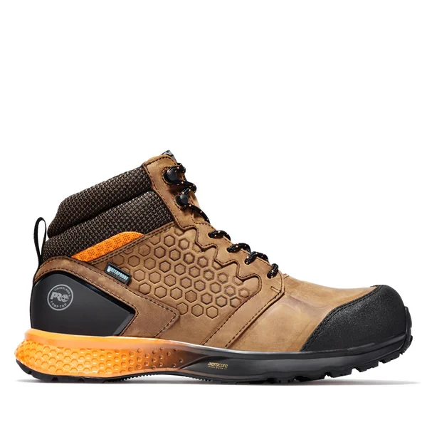 Timberland Pro Men's Reaxion Composite Toe Boots - 13 - Brown