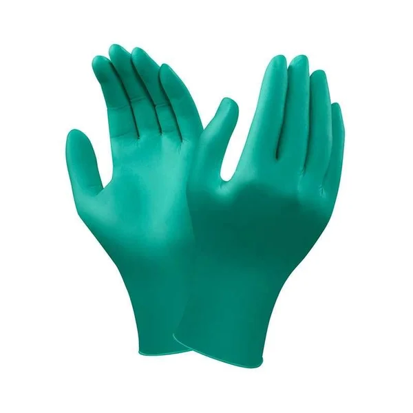 Ansell TouchNTuff ESD Safe Powder Free Textured Green 5mil Nitrile GL
