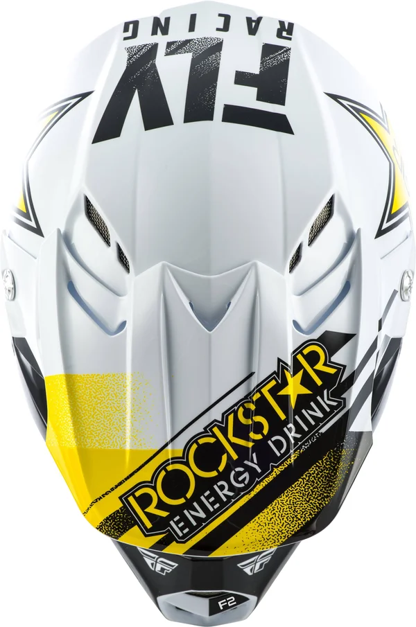 Fly Racing F2 Carbon MIPS Rockstar Helmet Black/White, S