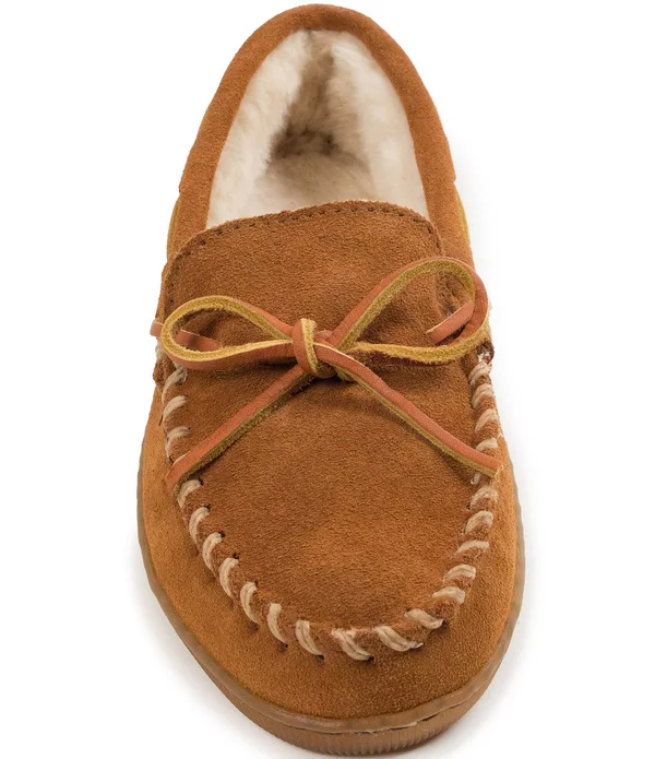 Minnetonka Pile Lined Hardsole - Tan