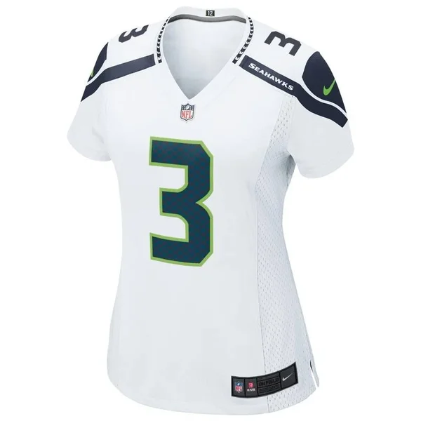 Nike Women's Russell Wilson Seattle Seahawks Game Jersey - White