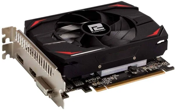 POWERCOLOR AMD Radeon RX 550 Single-Fan 4GB GDDR5 PCIe 3.0 Graphics Card