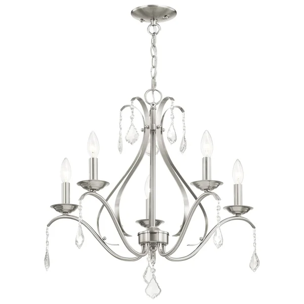 Livex Lighting 40845-92 Caterina 5 Light English Bronze Chandelier