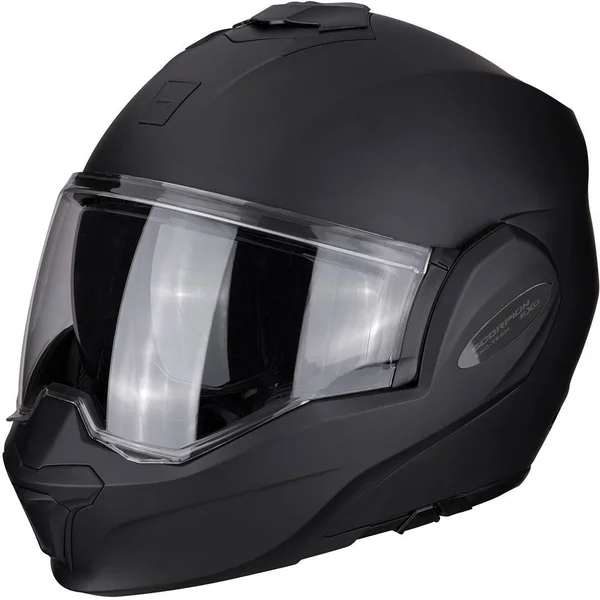 Scorpion Exo-Tech Solid Matt Black Modular Helmet Size 3XL